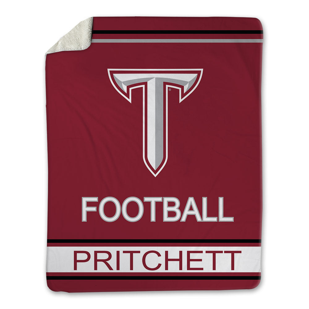 Troy - NCAA Football : Trinton Pritchett - Blanket-0