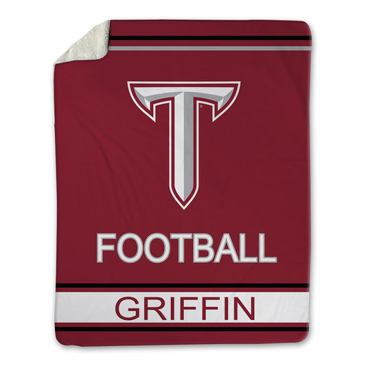 Troy - NCAA Football : Gavin Griffin - Blanket-0