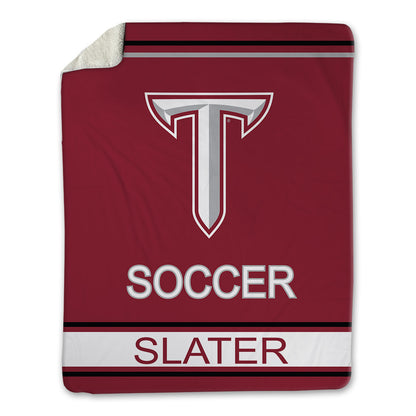 Troy - NCAA Women's Soccer : Brooke Slater - Blanket-1