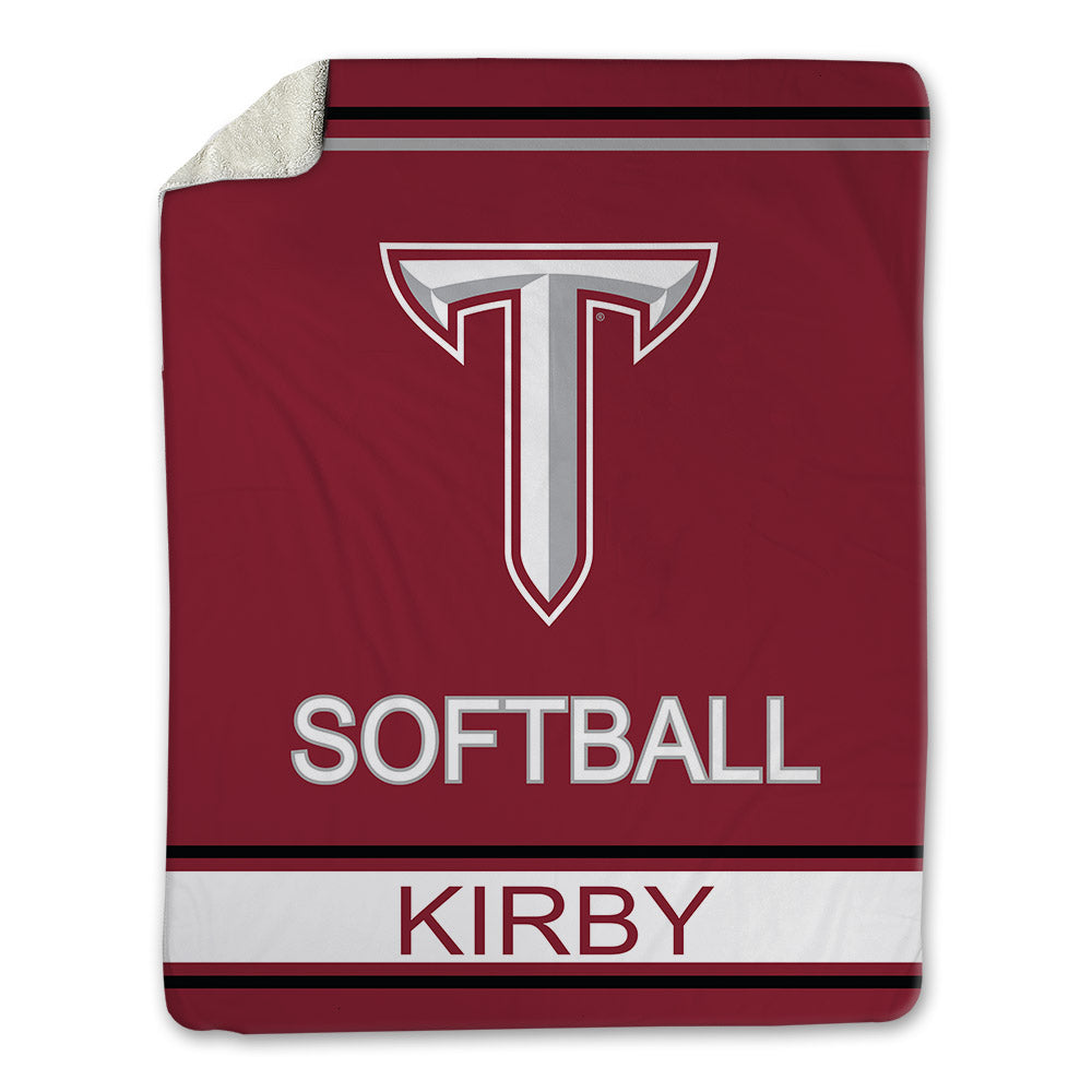 Troy - NCAA Softball : Lydia Kirby - Blanket-1