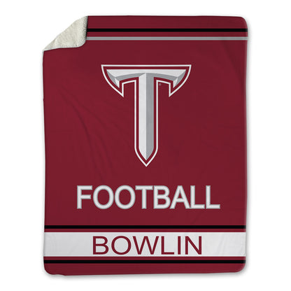 Troy - NCAA Football : Gavin Bowlin - Blanket-0