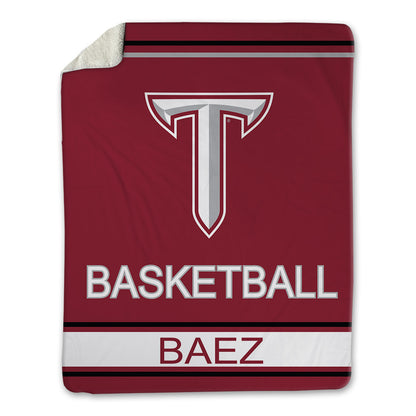 Troy - NCAA Women's Basketball : Ashley Baez - Blanket-1