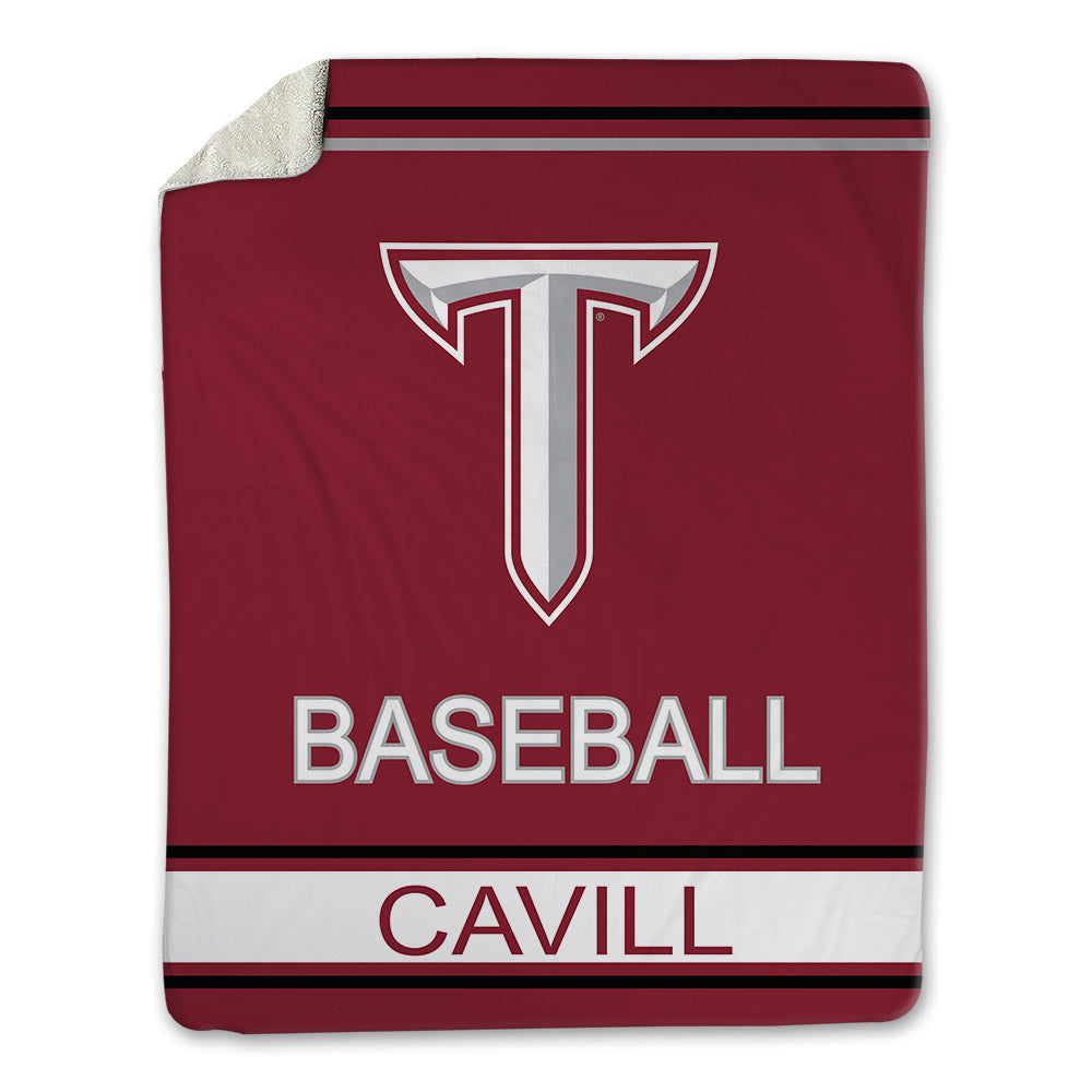 Troy - NCAA Baseball : Blake Cavill - Blanket-1