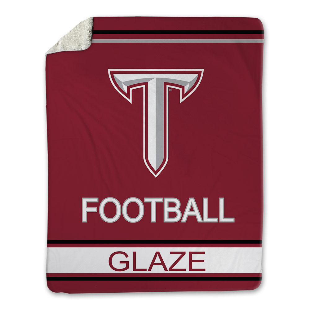 Troy - NCAA Football : Parks Glaze - Blanket-1