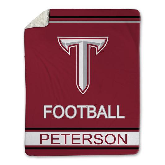 Troy - NCAA Football : Jalen Peterson - Blanket-0