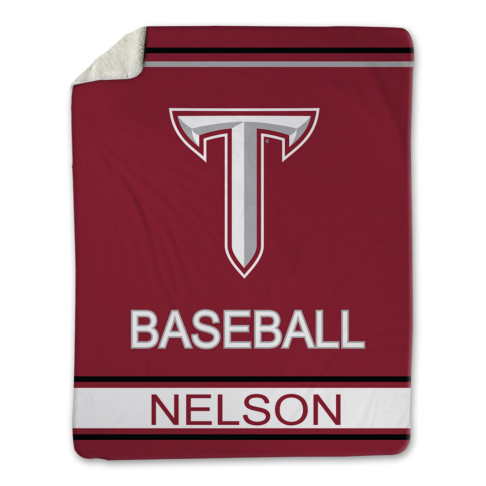Troy - NCAA Baseball : Drew Nelson - Blanket-1