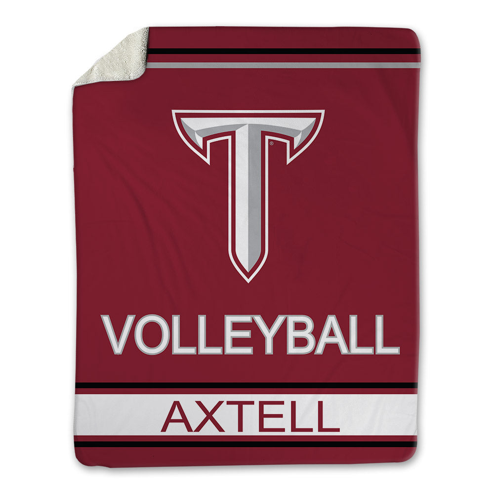 Troy - NCAA Women's Volleyball : Ashlynn Axtell - Blanket-1