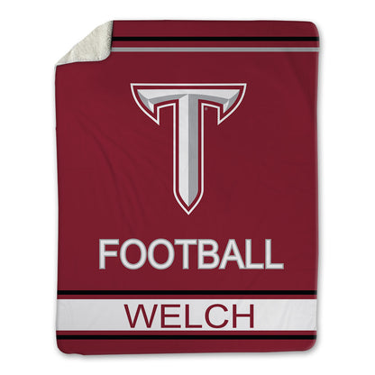 Troy - NCAA Football : Shemar Welch - Blanket-1