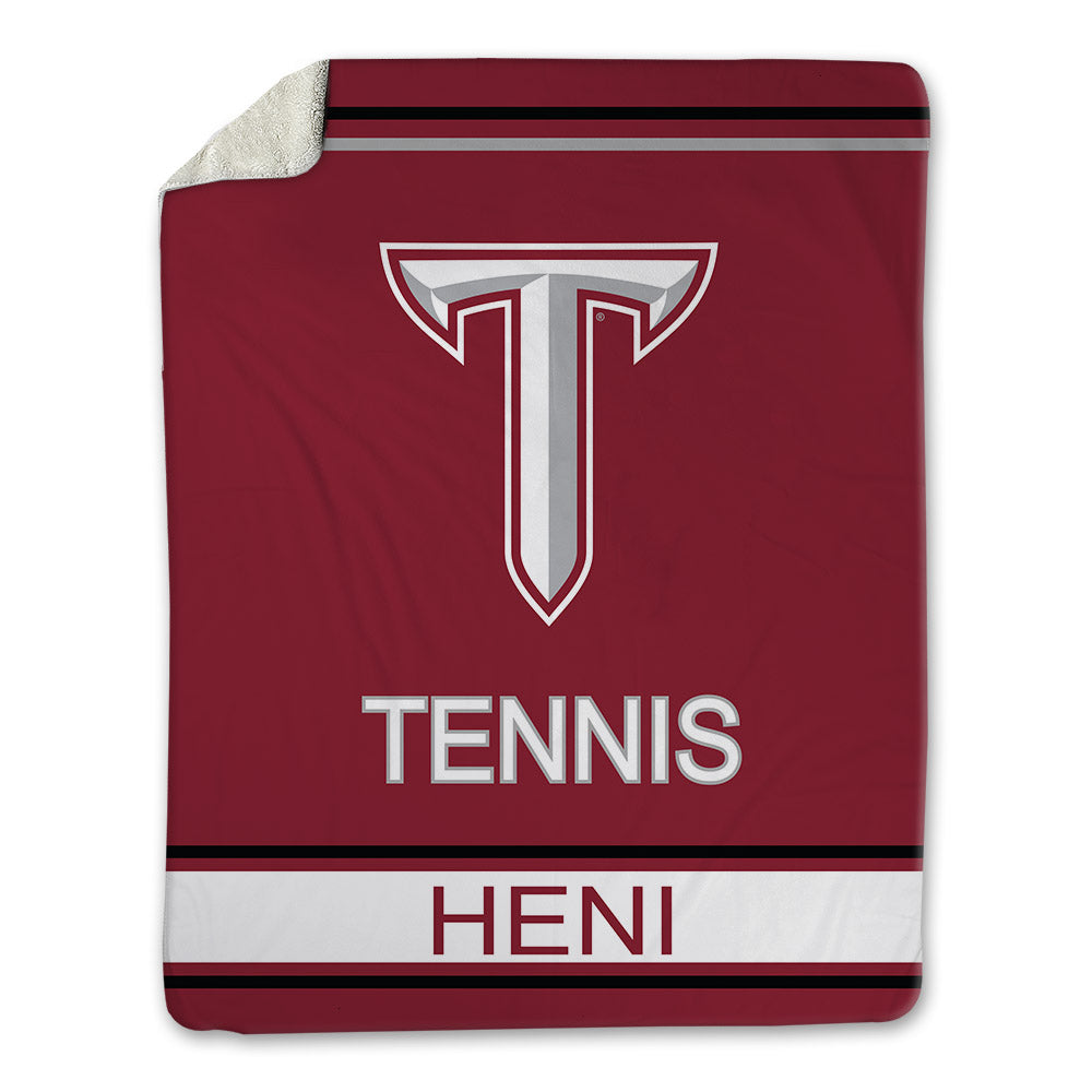 Troy - NCAA Women's Tennis : Hiba Heni - Blanket-0