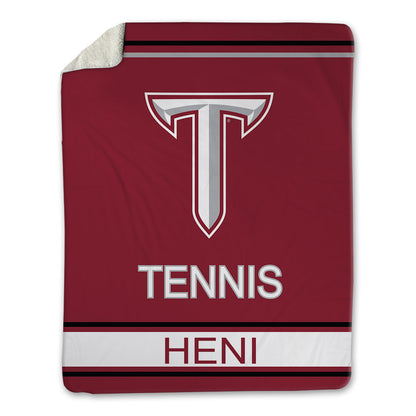 Troy - NCAA Women's Tennis : Hiba Heni - Blanket-0