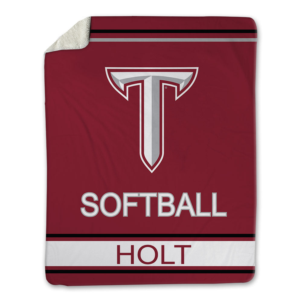 Troy - NCAA Softball : Mya Holt - Blanket-1