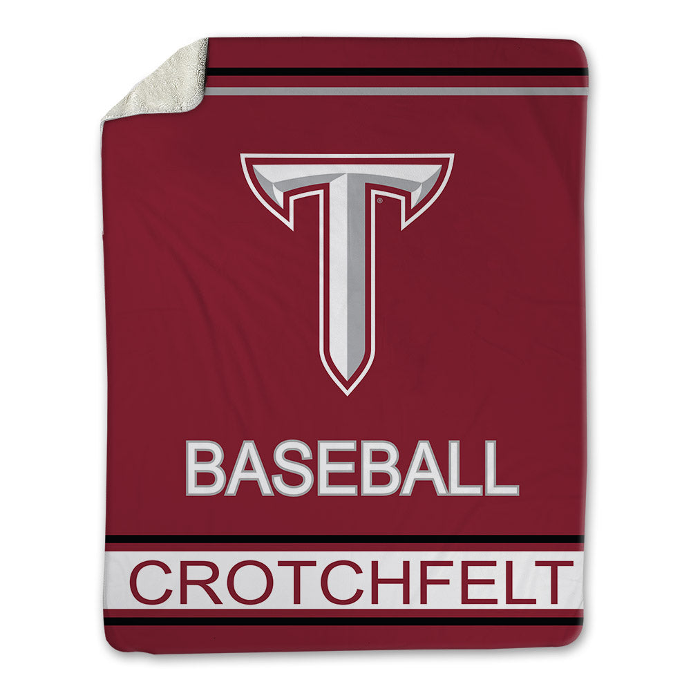 Troy - NCAA Baseball : Zach Crotchfelt - Blanket-1