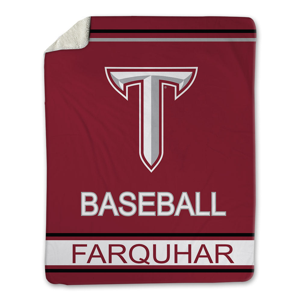 Troy - NCAA Baseball : Tate Farquhar - Blanket-1
