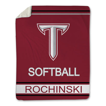 Troy - NCAA Softball : Kalee Rochinski - Blanket-1