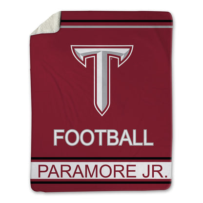 Troy - NCAA Football : Jermaine Paramore Jr. - Blanket-1