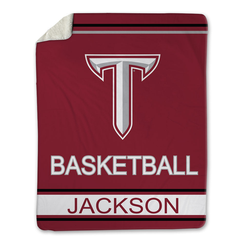 Troy - NCAA Women's Basketball : Saniya Jackson - Blanket-0