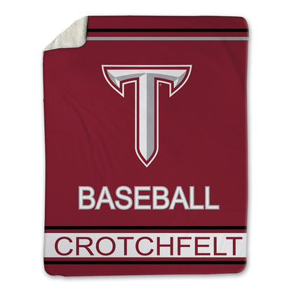 Troy - NCAA Baseball : Zach Crotchfelt - Blanket-0