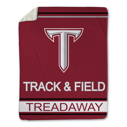 Troy - NCAA Men's Track & Field : Riley Treadaway - Blanket-0