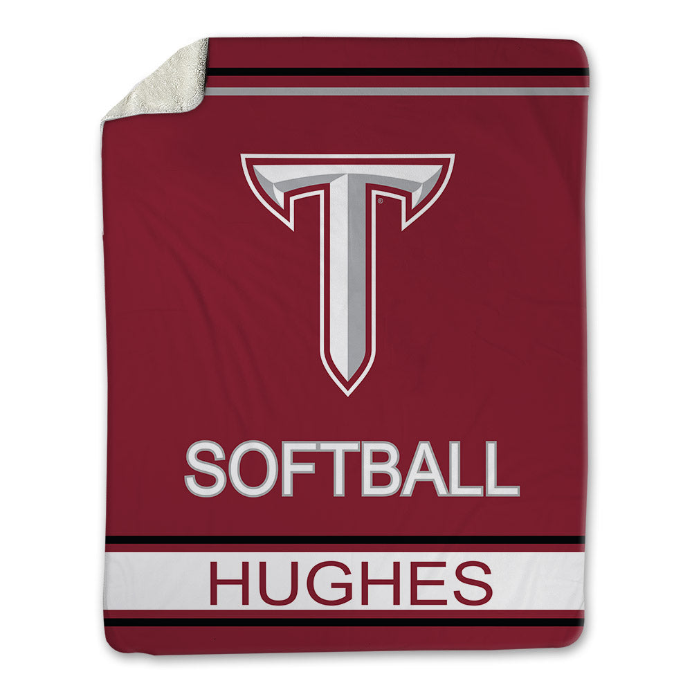 Troy - NCAA Softball : Bre Hughes - Blanket-0