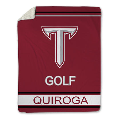 Troy - NCAA Women's Golf : Constanza Quiroga - Blanket-0