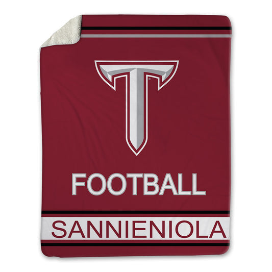 Troy - NCAA Football : Steven Sannieniola - Blanket-0