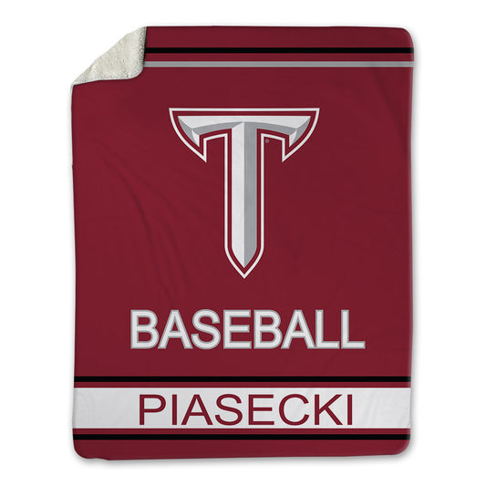 Troy - NCAA Baseball : Aaron Piasecki - Blanket-0