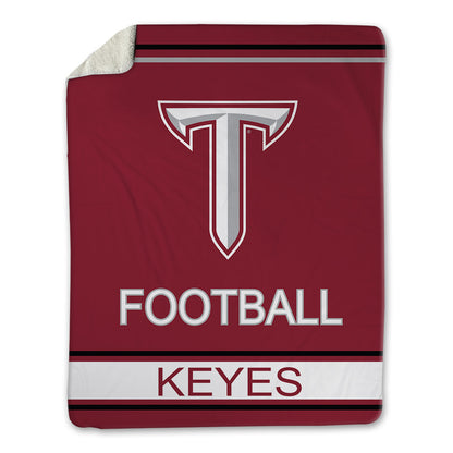 Troy - NCAA Football : TK Keyes - Blanket-0