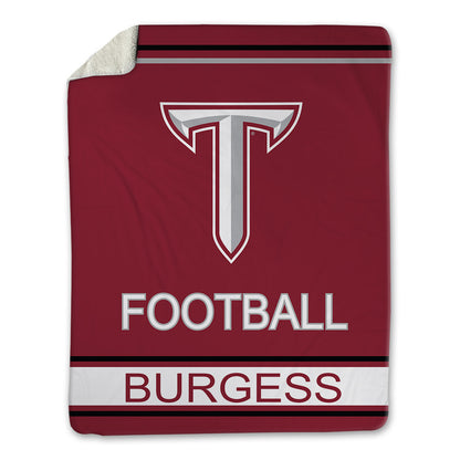 Troy - NCAA Football : Bryce Burgess - Blanket-1
