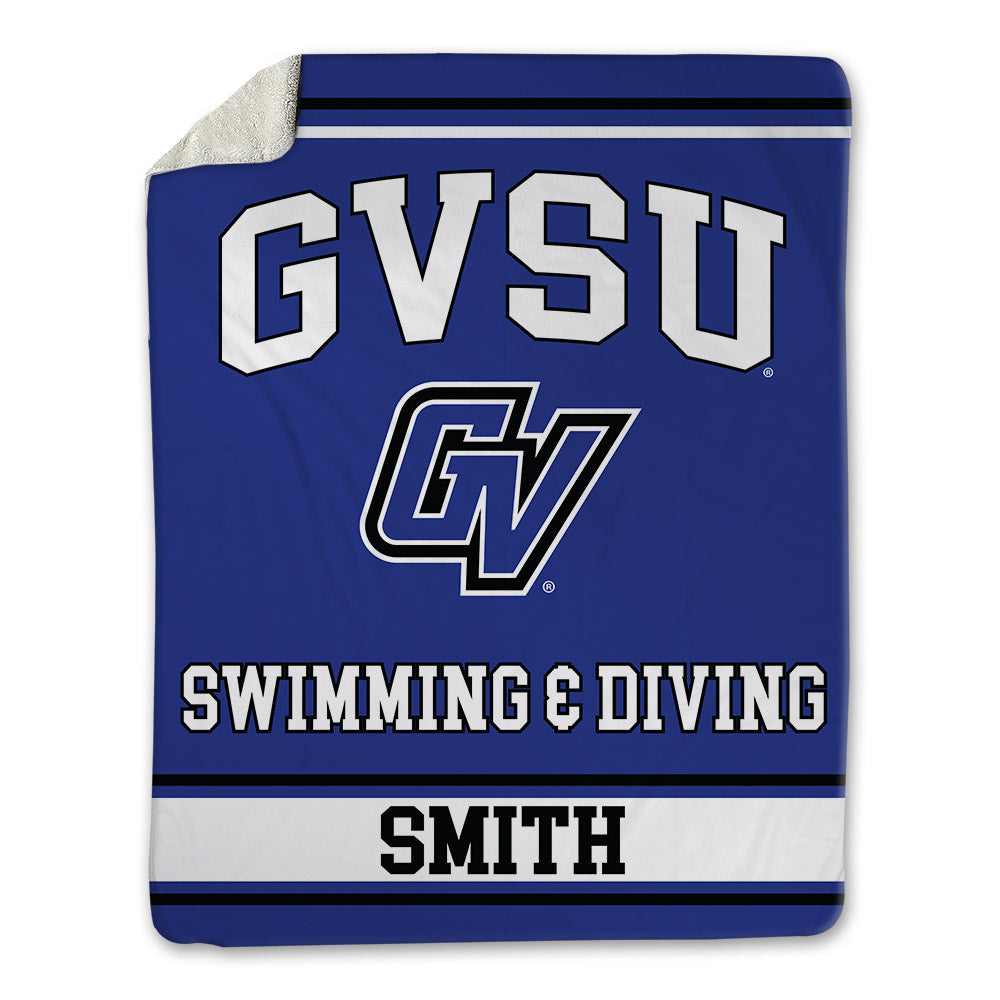Grand Valley - NCAA Men's Swimming & Diving : Preston Smith - Blanket-0