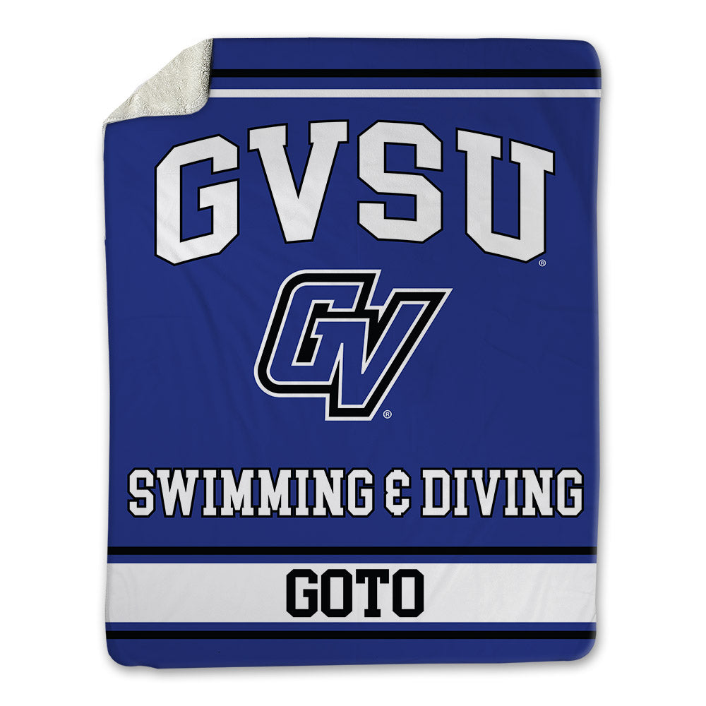 Grand Valley - NCAA Women's Swimming & Diving : Emi Goto - Blanket-0
