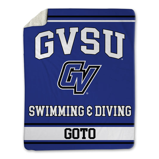 Grand Valley - NCAA Women's Swimming & Diving : Emi Goto - Blanket-0