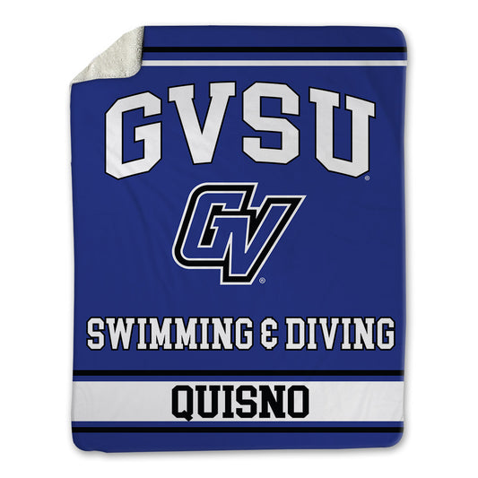 Grand Valley - NCAA Men's Swimming & Diving : Ben Quisno - Blanket-0
