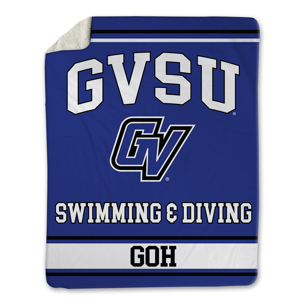 Grand Valley - NCAA Men's Swimming & Diving : Andrew Goh - Blanket-0