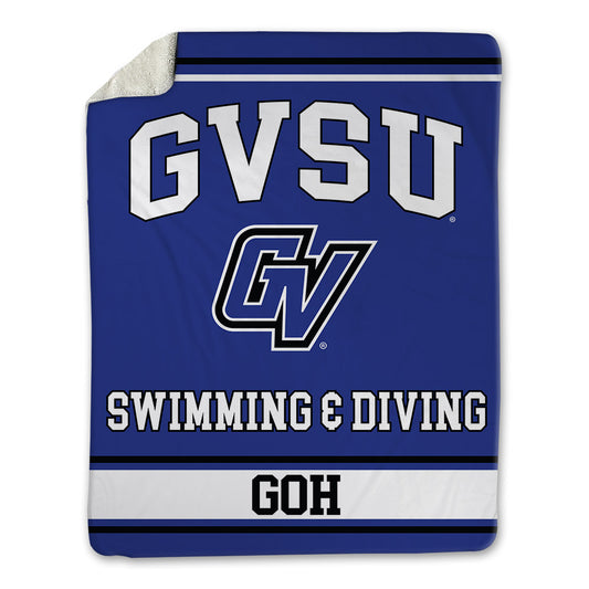Grand Valley - NCAA Men's Swimming & Diving : Andrew Goh - Blanket-0