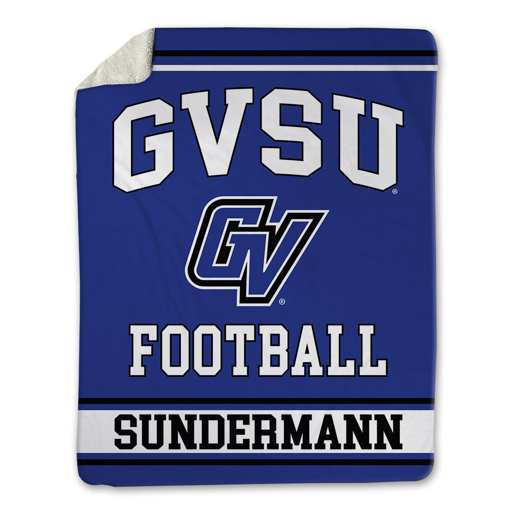 Grand Valley - NCAA Football : Evan Sundermann - Blanket-0