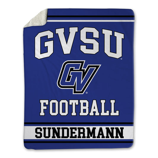 Grand Valley - NCAA Football : Evan Sundermann - Blanket-0