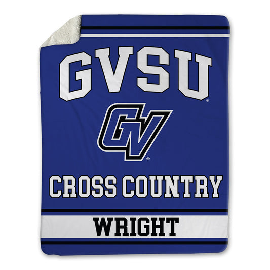 Grand Valley - NCAA Men's Cross Country : Andrew Wright - Blanket-0