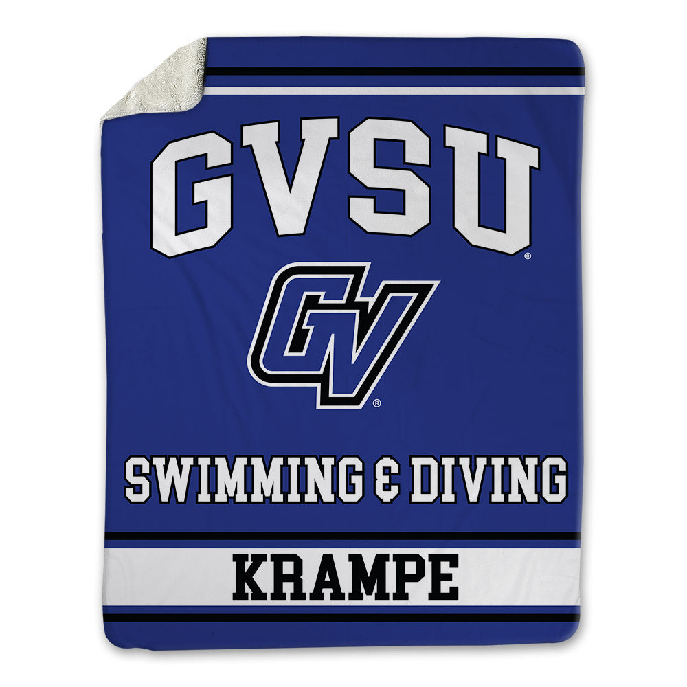 Grand Valley - NCAA Men's Swimming & Diving : Emils Krampe - Blanket-0