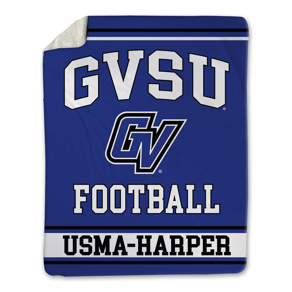 Grand Valley - NCAA Football : Syone Usma-Harper - Blanket-0