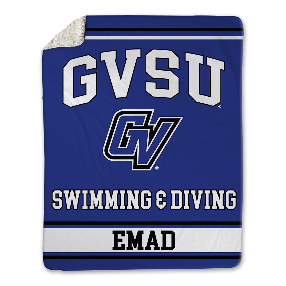 Grand Valley - NCAA Men's Swimming & Diving : Youssef Emad - Blanket-0