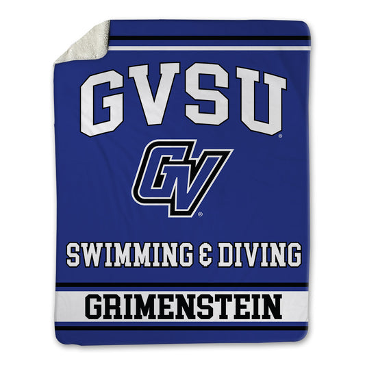 Grand Valley - NCAA Men's Swimming & Diving : Joshua Grimenstein - Blanket-0