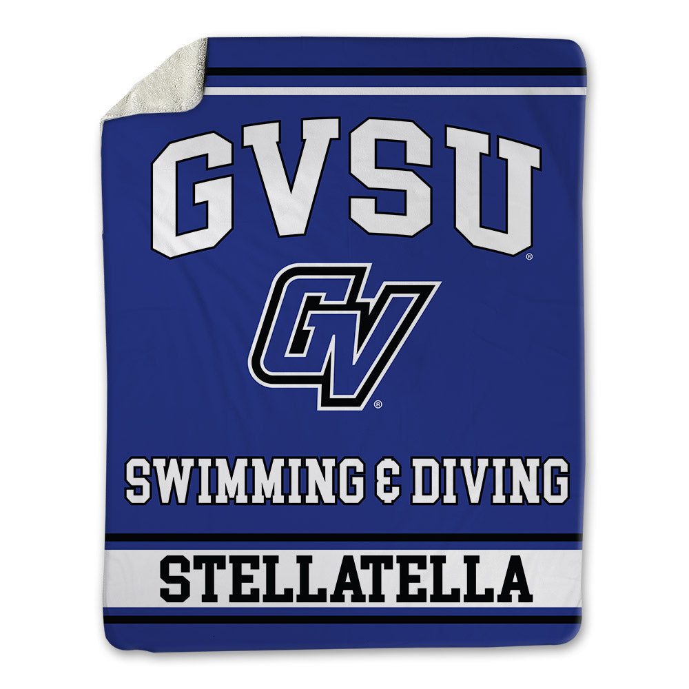 Grand Valley - NCAA Men's Swimming & Diving : Reid Stellatella - Blanket-0