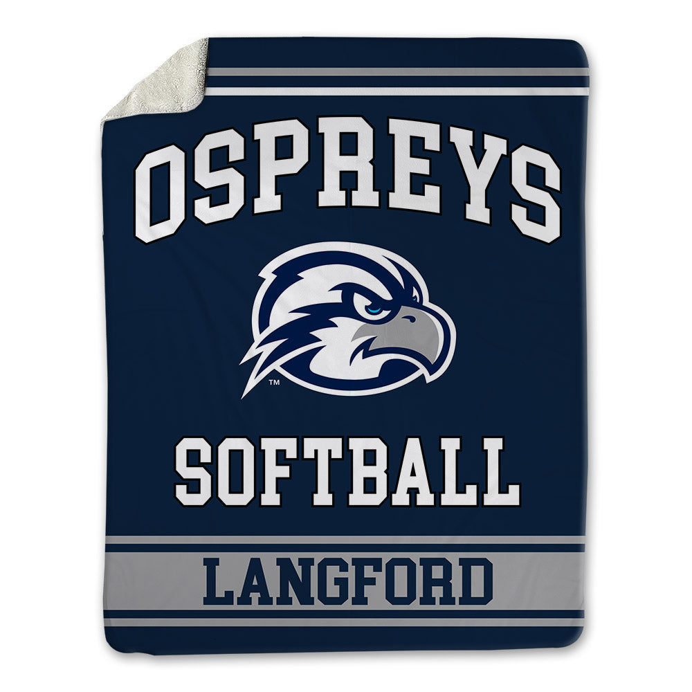UNF - NCAA Softball : Hallie Langford - Blanket-0