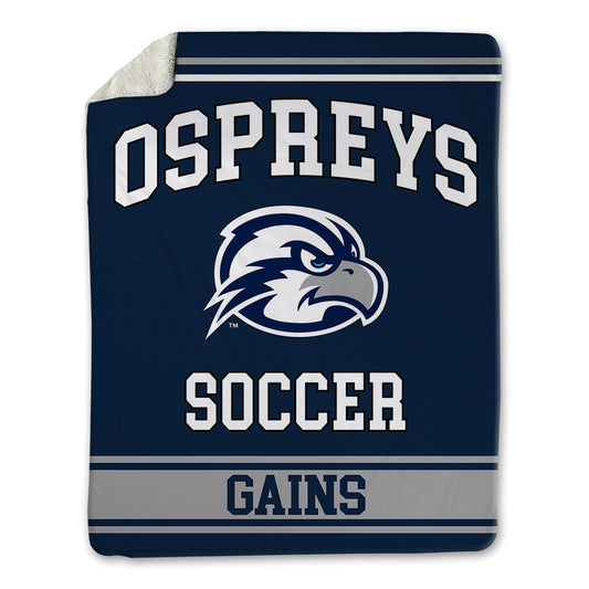 UNF - NCAA Men's Soccer : Austin Gains - Blanket-0