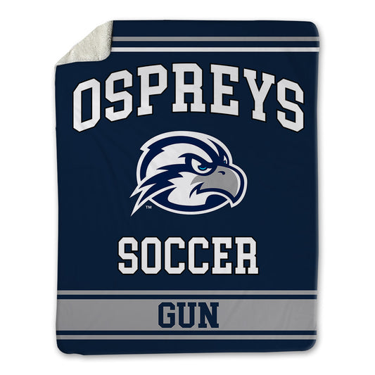 UNF - NCAA Men's Soccer : Micah Gun - Blanket-0