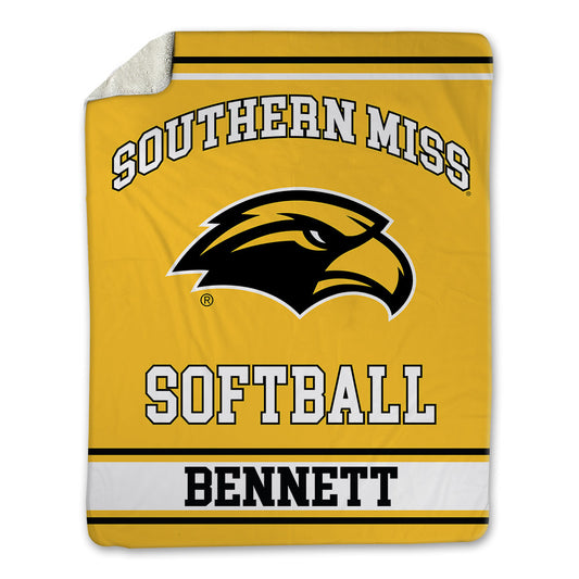 Southern Miss - NCAA Softball : Halle Bennett - Blanket-0