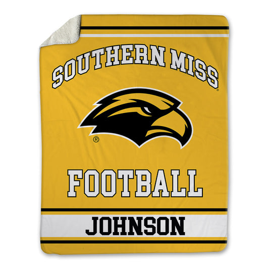Southern Miss - NCAA Football : TJ Johnson - Blanket-0