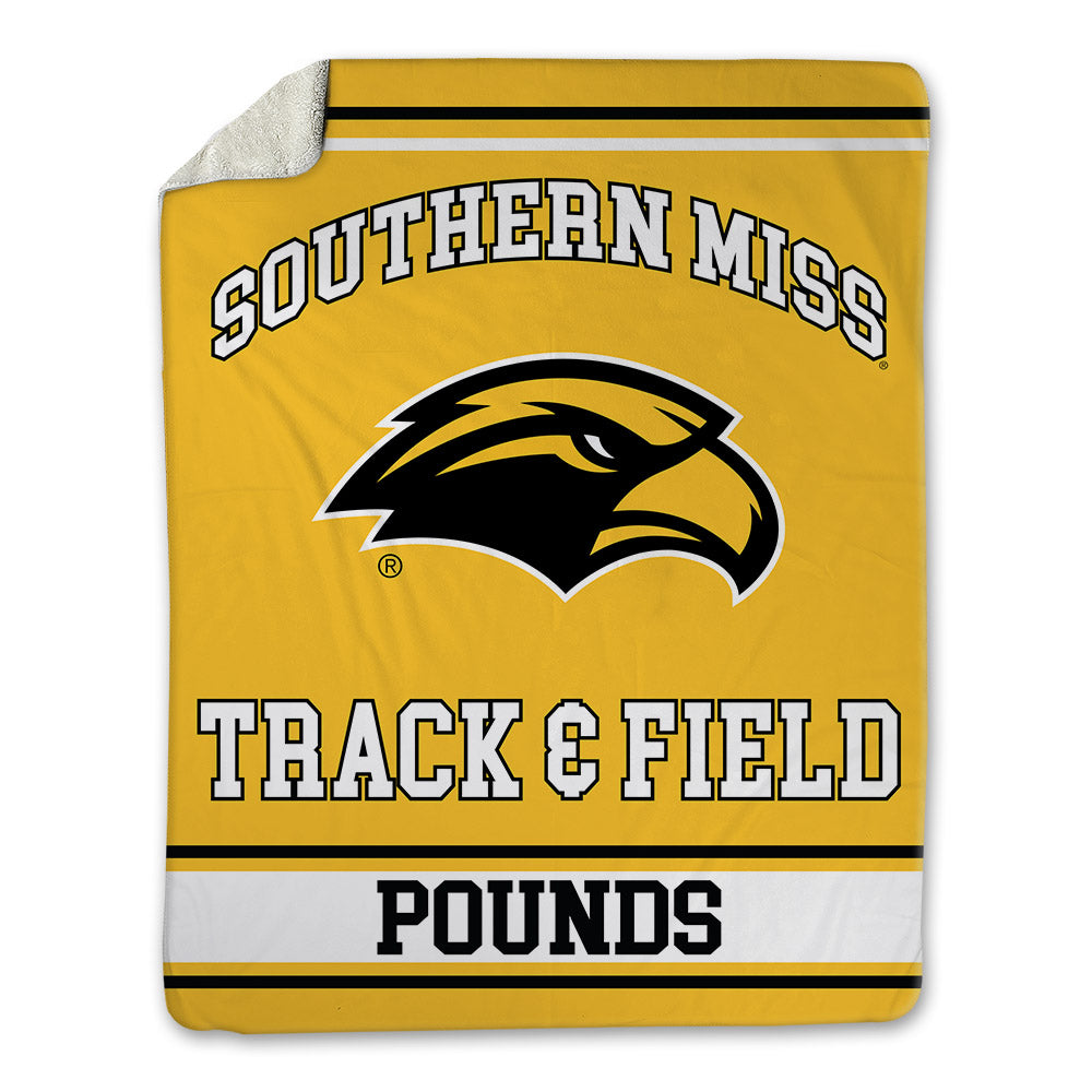 Southern Miss - NCAA Women's Track & Field : Indea Pounds - Blanket-0