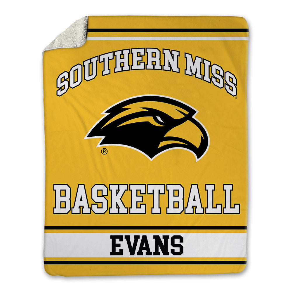 Southern Miss - NCAA Women's Basketball : Je'Mya Evans - Blanket-0