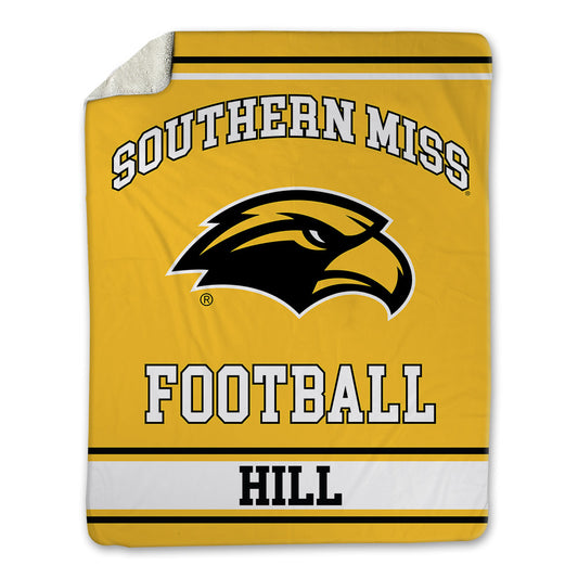 Southern Miss - NCAA Football : Dominick Hill - Blanket-0